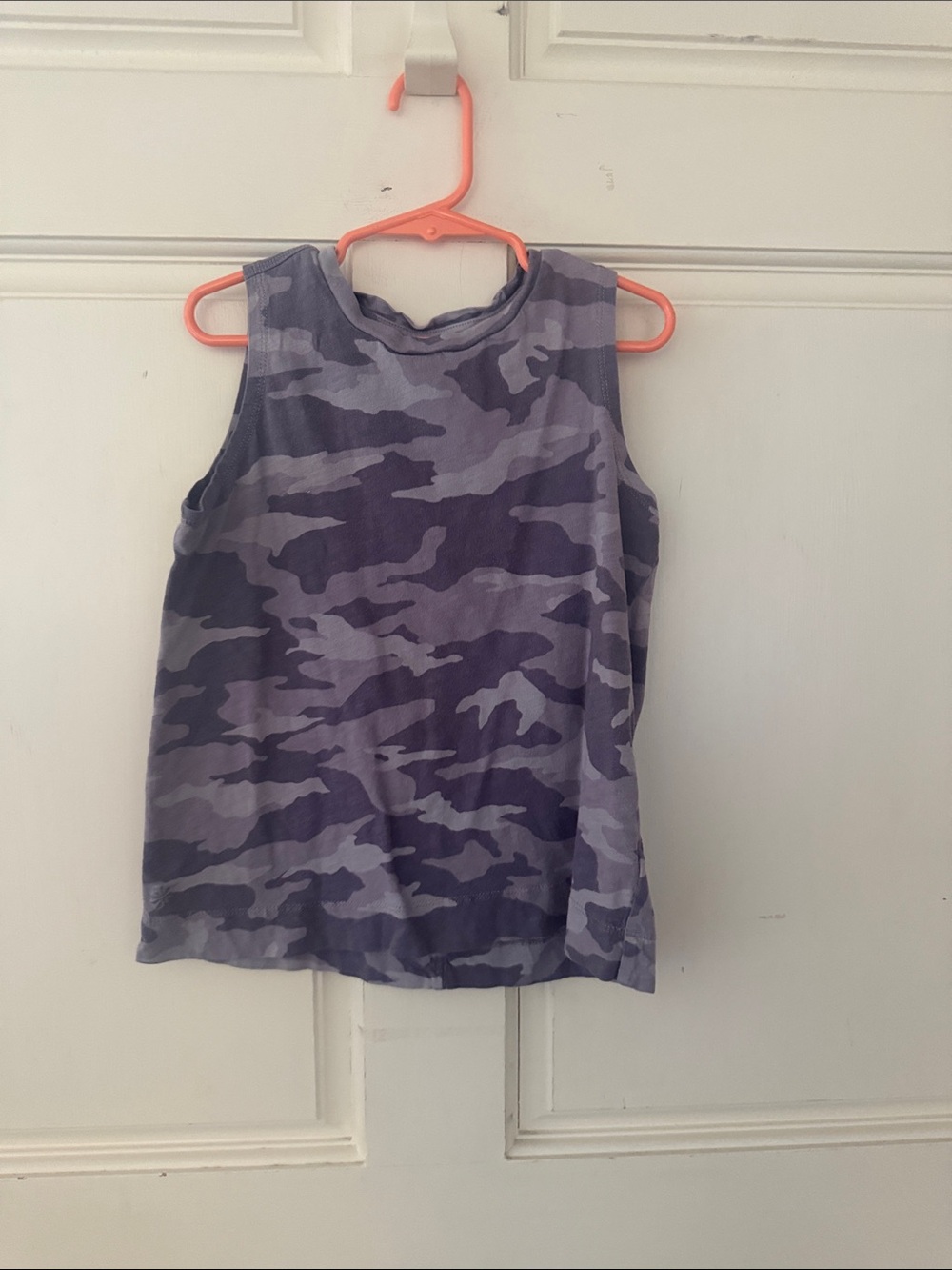 Kids Sleeveless Camo Tank Top